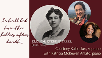 Faculty Recital | The Life, Works, and Legacy of Eleanor Everest Freer