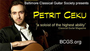 Baltimore Classical Guitar Society at TU