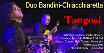 Baltimore Classical Guitar Society at TU